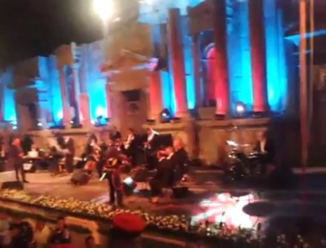 من أجواء حفل القيصر كاظم الساهر في مهرجان جرش 2013