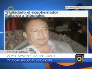 Trasladado el exgobernador Gallardo a tribunales