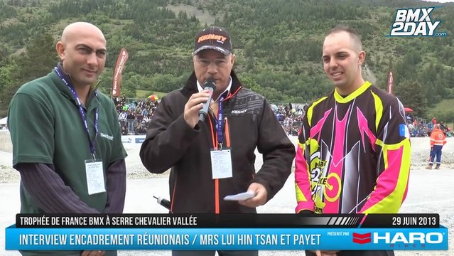 Interview Encadrement Réunionais Trophée de France BMx Serre Chevalier 2013