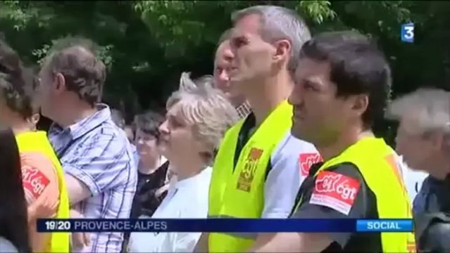 La CGT Ford chez les Fralib France 3 Provence Alpes le 28 juin 2013