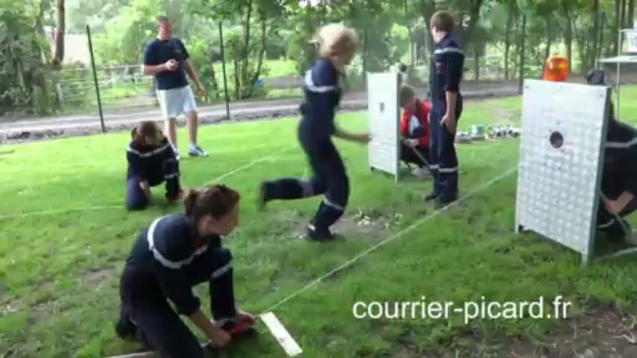 Préparation des jeunes pompiers au championnat du monde de manoeuvres