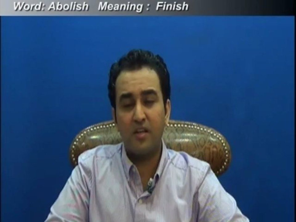 CAFELS (Basic English): Abolish Meaning and Sentence in Urdu/Hindi-Canada Qualified