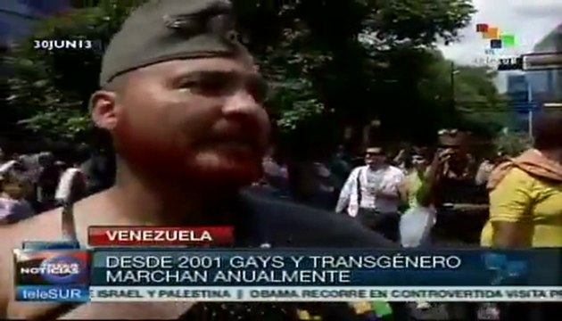 Caracas se vistió de colores por marcha del orgullo gay