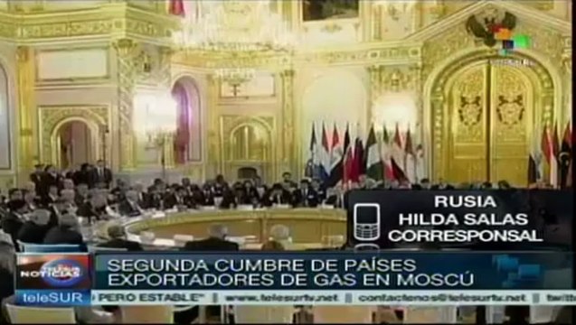 El precio del gas uno de los principales temas en Cumbre de Moscú