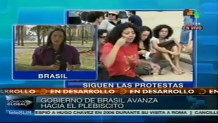 Proyecto de plebiscito de Dilma Rousseff va por buen camino en Brasil