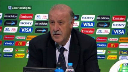 Del Bosque felicita a Brasil por la victoria en la Copa Confederaciones