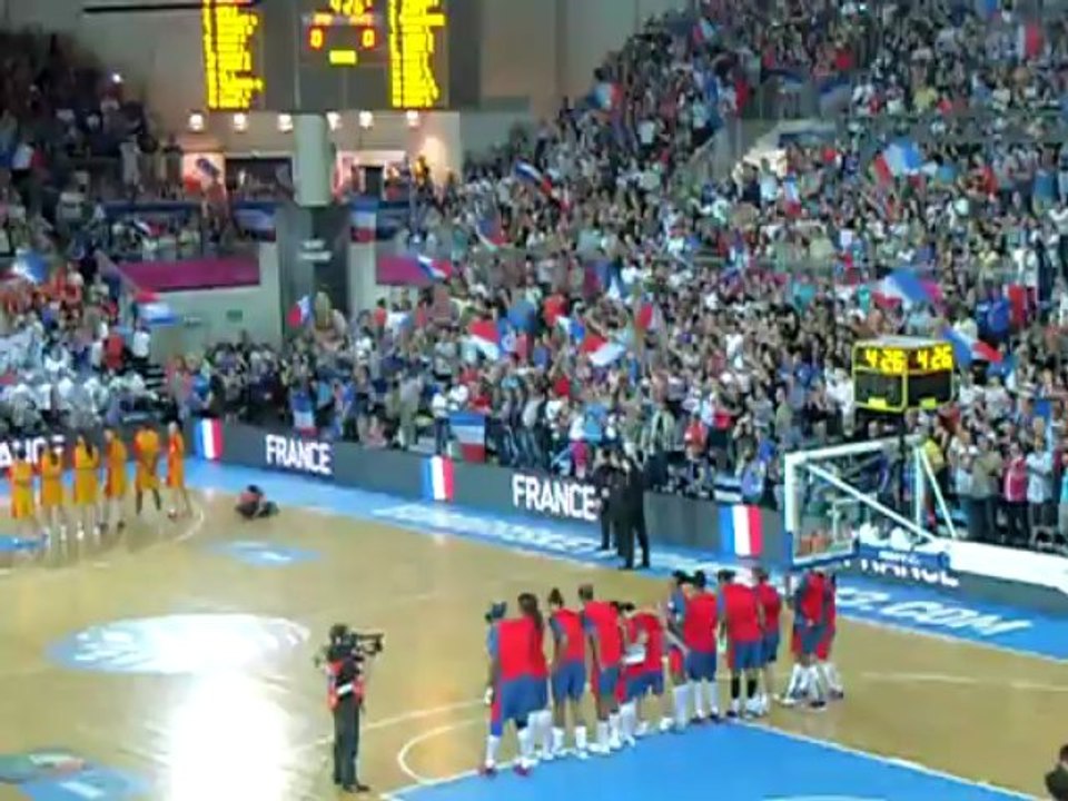 Euro Basket Women 2013 - Finale - La marseillaise