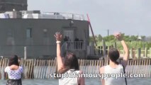 Niall Horan exercising shirtless at Jones Beach in Long Isla