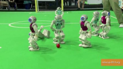 Robots Play Soccer, Rescue Baby Dolls at RoboCup 2013‏