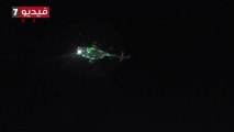 Egypte : hélicoptère illuminé par des lasers