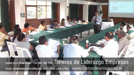 Capacitación Empresarial por Carlos de la Rosa Vidal