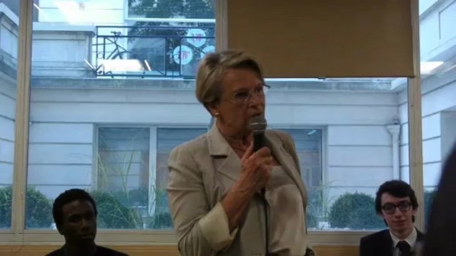 Café-politique avec Michèle ALLIOT-MARIE à Neuilly