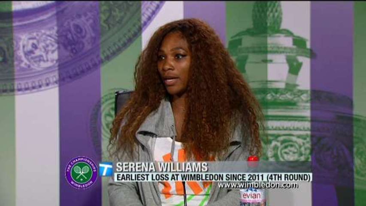 Serena Williams Discusses Wimbledon Loss