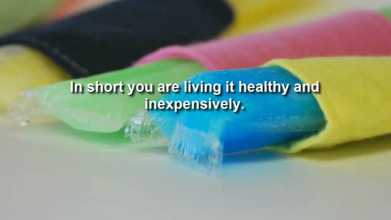 Ice pops -  The perfect Treat for Hot Summer Days. -- The Ice Pop Maker