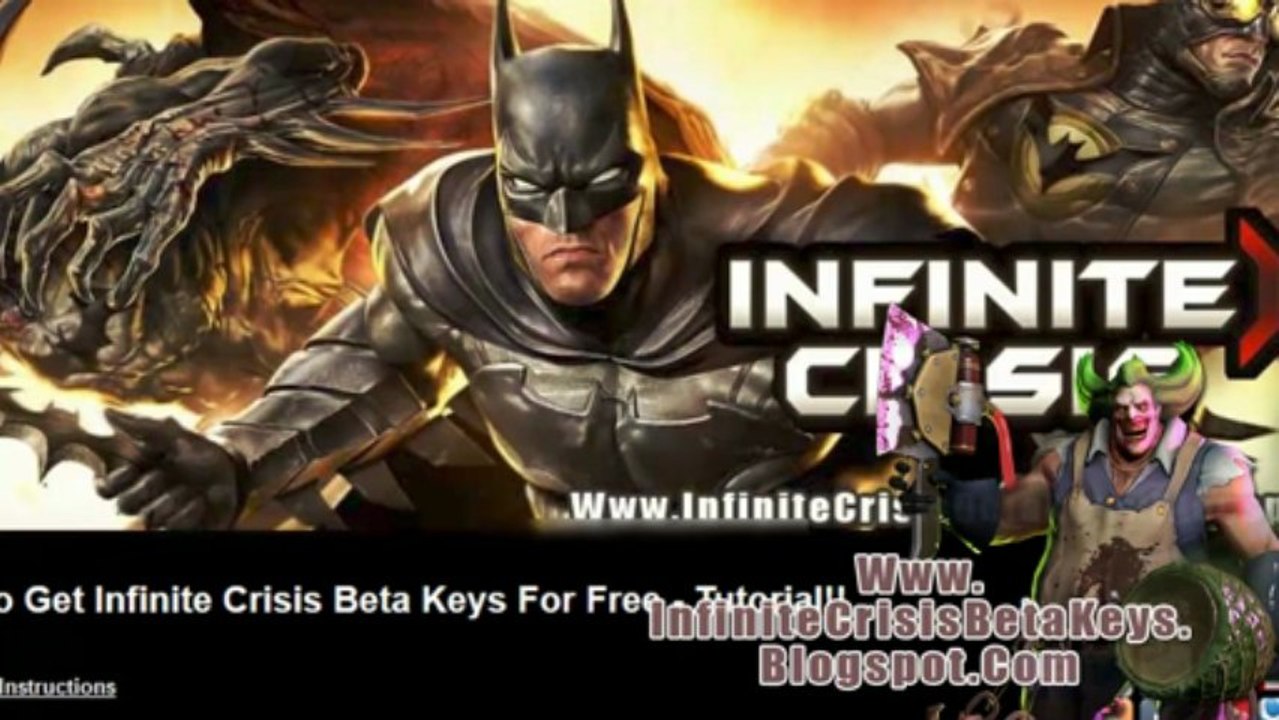 Infinite Crisis Beta Keys Free Giveaway