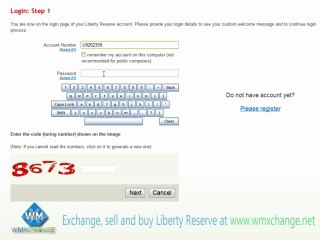 Liberty Reserve Registration