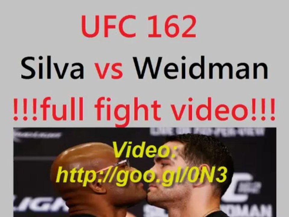 UFC 162 Anderson Silva vs Chris Weidman Full Fight Video