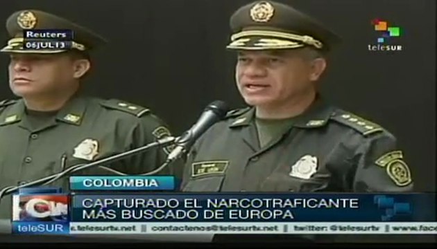Capturan en Colombia al narcotraficante más buscado de Europa