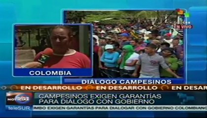 Campesinos del Catatumbo colombiano continuarán movilizándose