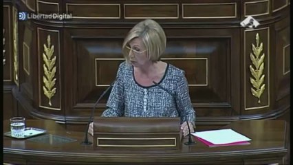 Rosa Díez exige a Rajoy que rompa su "bochornoso" silencio sobre Bárcenas