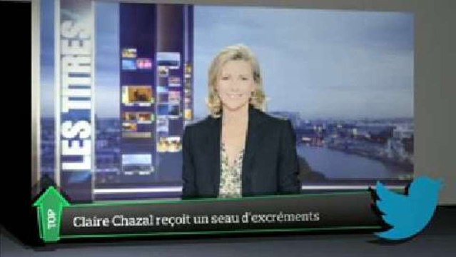 Claire Chazal reçoit un seau d'excréments à la sortie de TF1 : le Top Médias du 2 juillet 2013