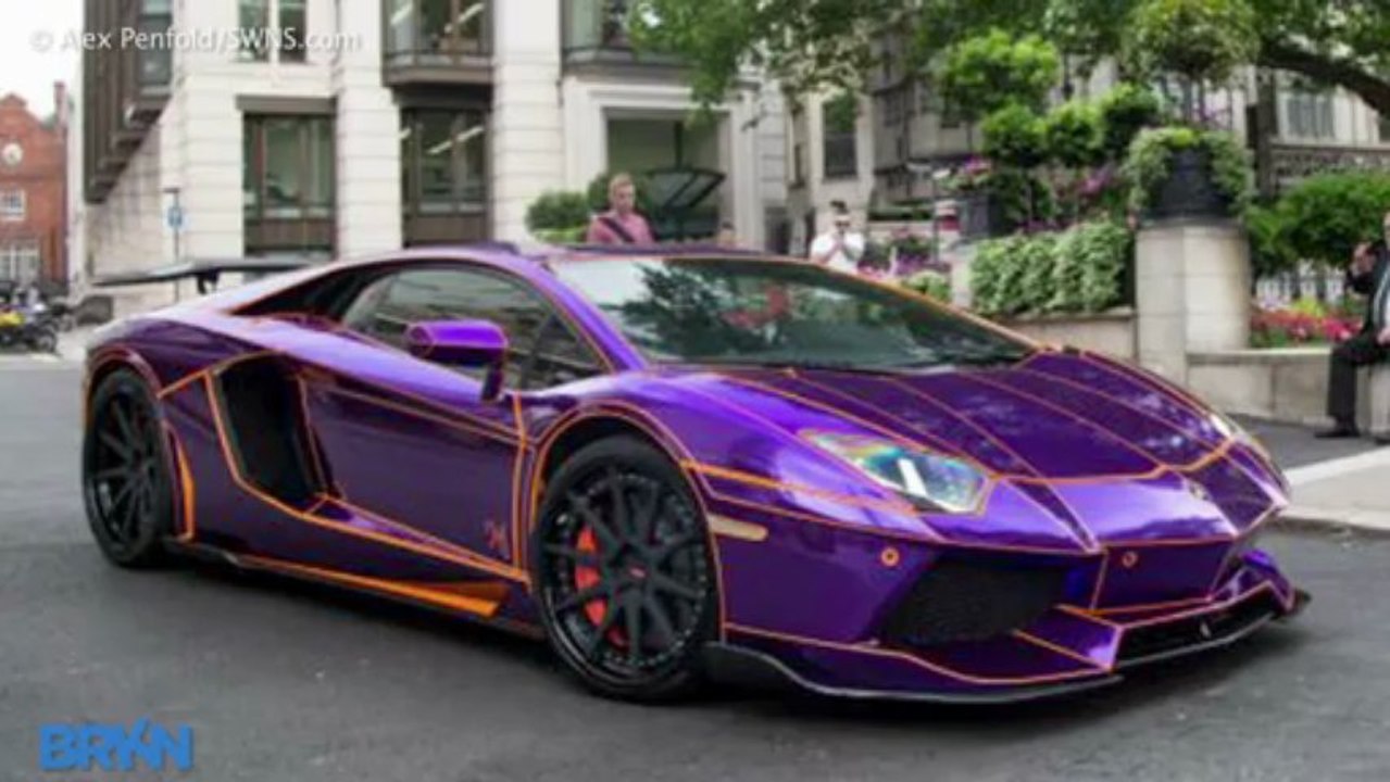 Super Expensive "Tron" Lamborghini Impounded