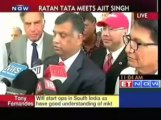 Ratan Tata Meets Aviation Minister Ajit Singh