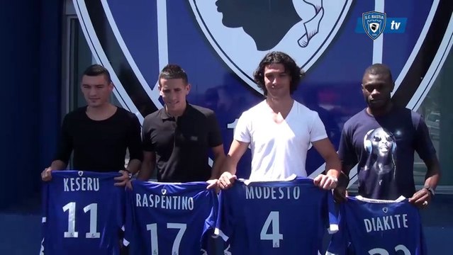 SC Bastia : Présentation des recrues