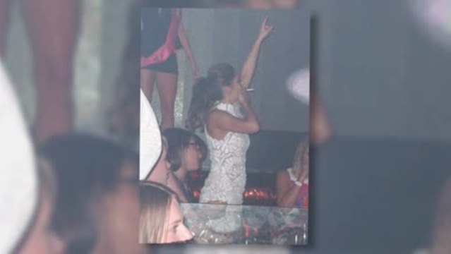 Cheryl Cole Enjoys a Cigarette at Her Las Vegas Birthday Bash