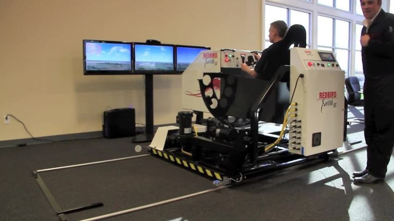 Flying the Redbird XWind Trainer