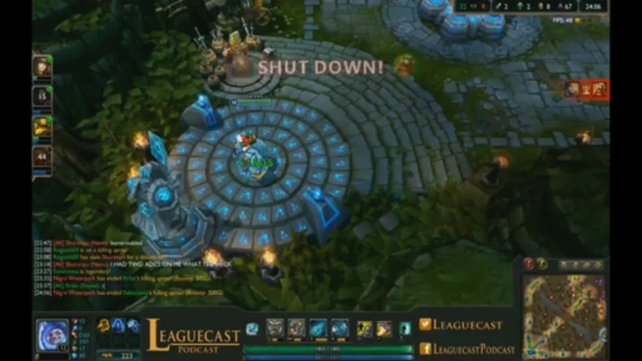 Ne jamais chase une Caitlyn... Oh wait ! - League of Legends