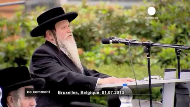 Manifestation de juifs orthodoxes à Bruxelles - no comment