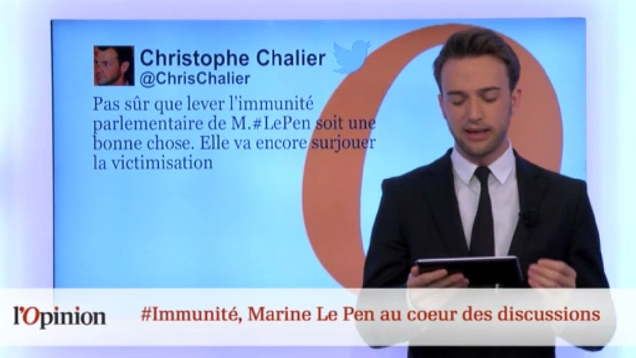 #tweetclash : #Immunité, Marine Le Pen au oceur des discussions
