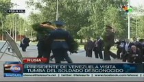 Presidente Maduro rinde tributo al Soldado Desconocido en Moscú