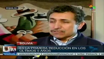 Baja de productos minerales en Bolivia es transitoria