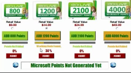 Microsoft Points Generator [UPDATED] [2013]