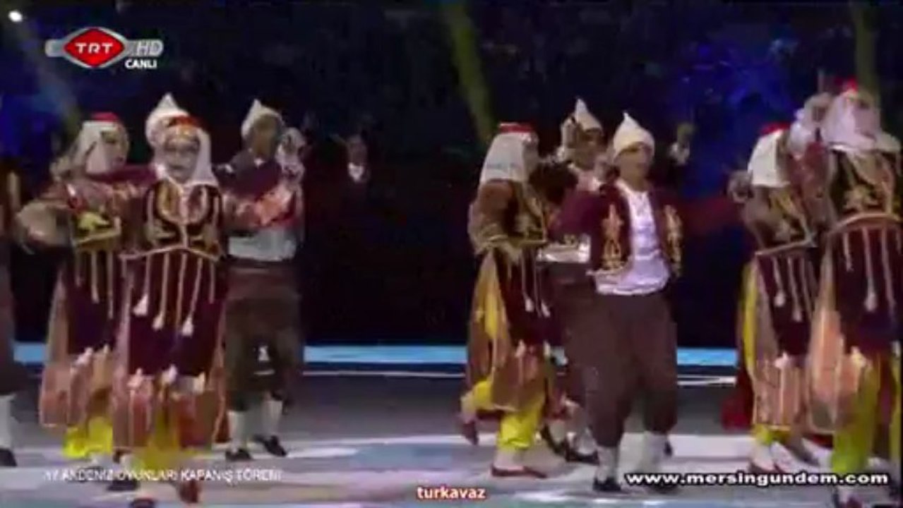 5 HALK OYUNLARI Kapanış 17.Akdeniz oyunları Mersin