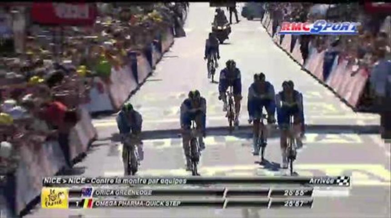 BFM TV / TDF : Orica triomphe, Gerrans en jaune - 02/07