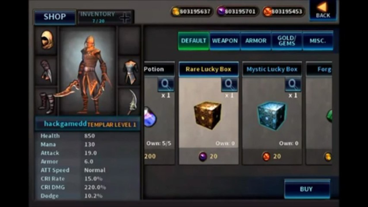 Hack Dark Avenger 2013