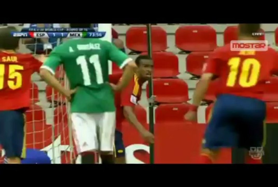 Suso Corner that led to Spain Equaliser vs Mexico U20
