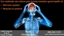 Poway Chiropractor Dr. Rode of Rode Chiropractic of Poway CA 92064 Helps With Pain Relief