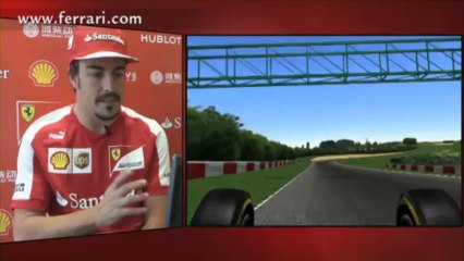 Autosital - Tour de piste virtuel du circuit de F1 d'Allemagne avec Fernando Alonso