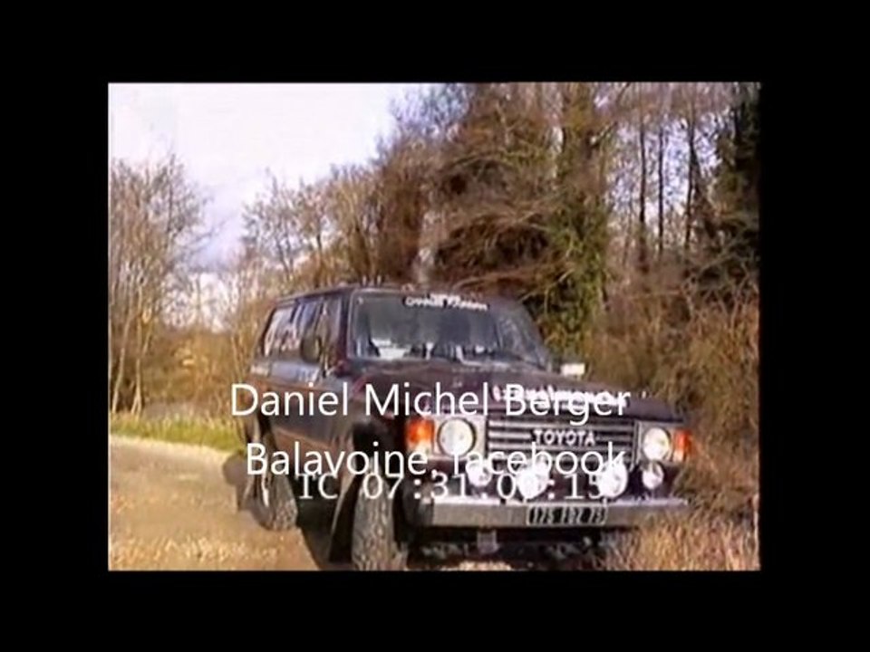 Daniel Balavoine  Reportage avant paris dakar 85 partie 1(séquence réalisé le 21_12_1984