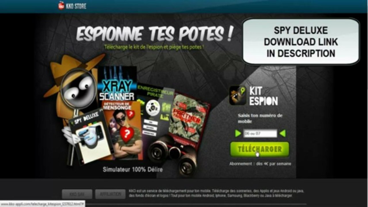 Phone Locator, Localiser - Spy Deluxe - télécharger 2013