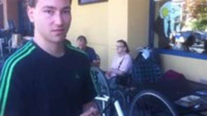 Bike thief gets owned