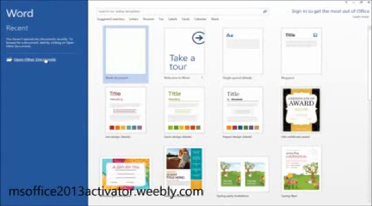 Microsoft Office 2013 Activator - All Versions Supported (Working 100%)