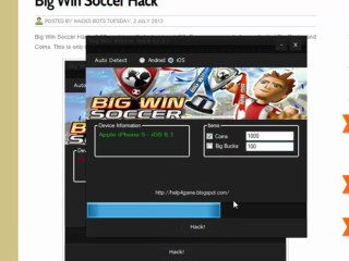 Big Win Soccer Hack Download 2013