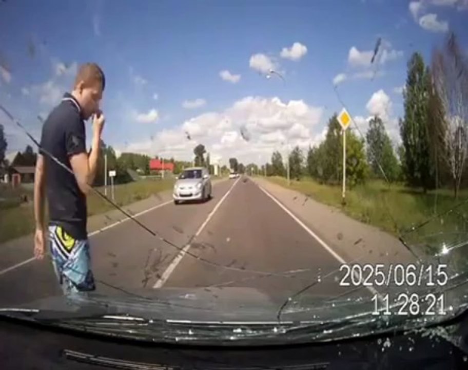 Man Crashes Car Into 2 Cows