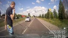 Man Crashes Car Into 2 Cows