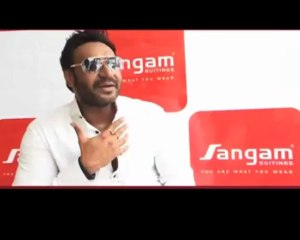 Ajay shoots for a suiting brand